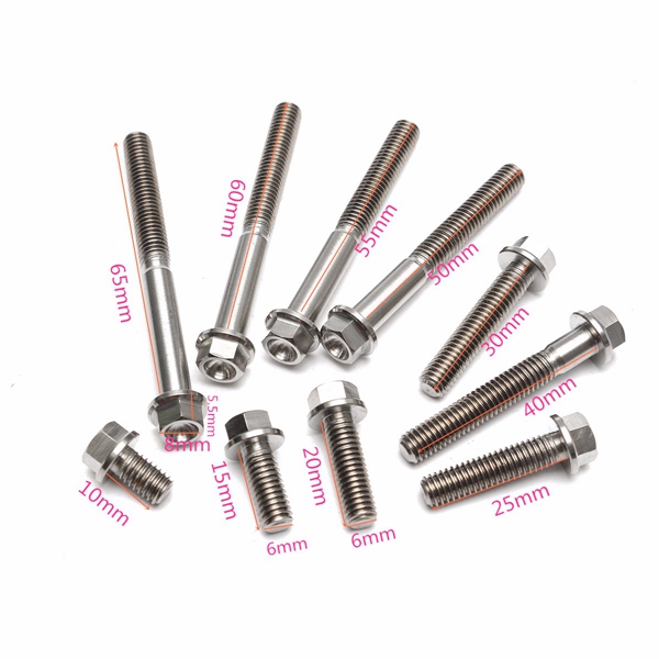 M6-Titanium-Ti-Socket-Bolt-Cap-Screw-10-15-20-25-30-40-50-55-60-65mm-x1mm-1097849