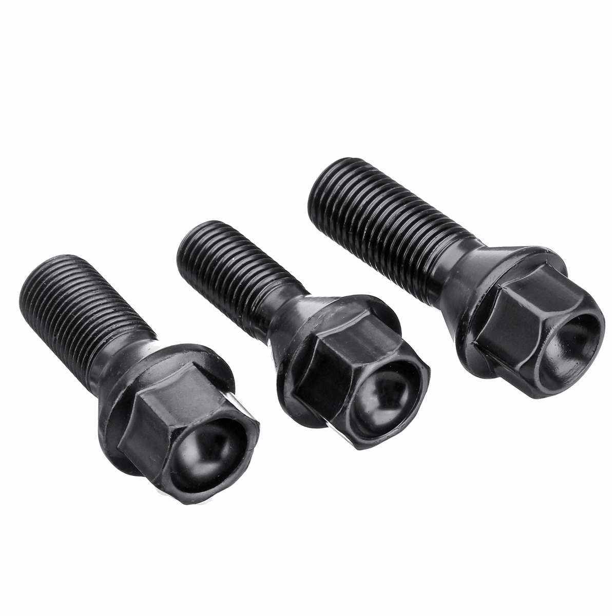 Wheel-Lugs-Bolt-Nut-Stud-M12-x-15-M14-x-15-M14-x-125-Black-For-BMW-1602183