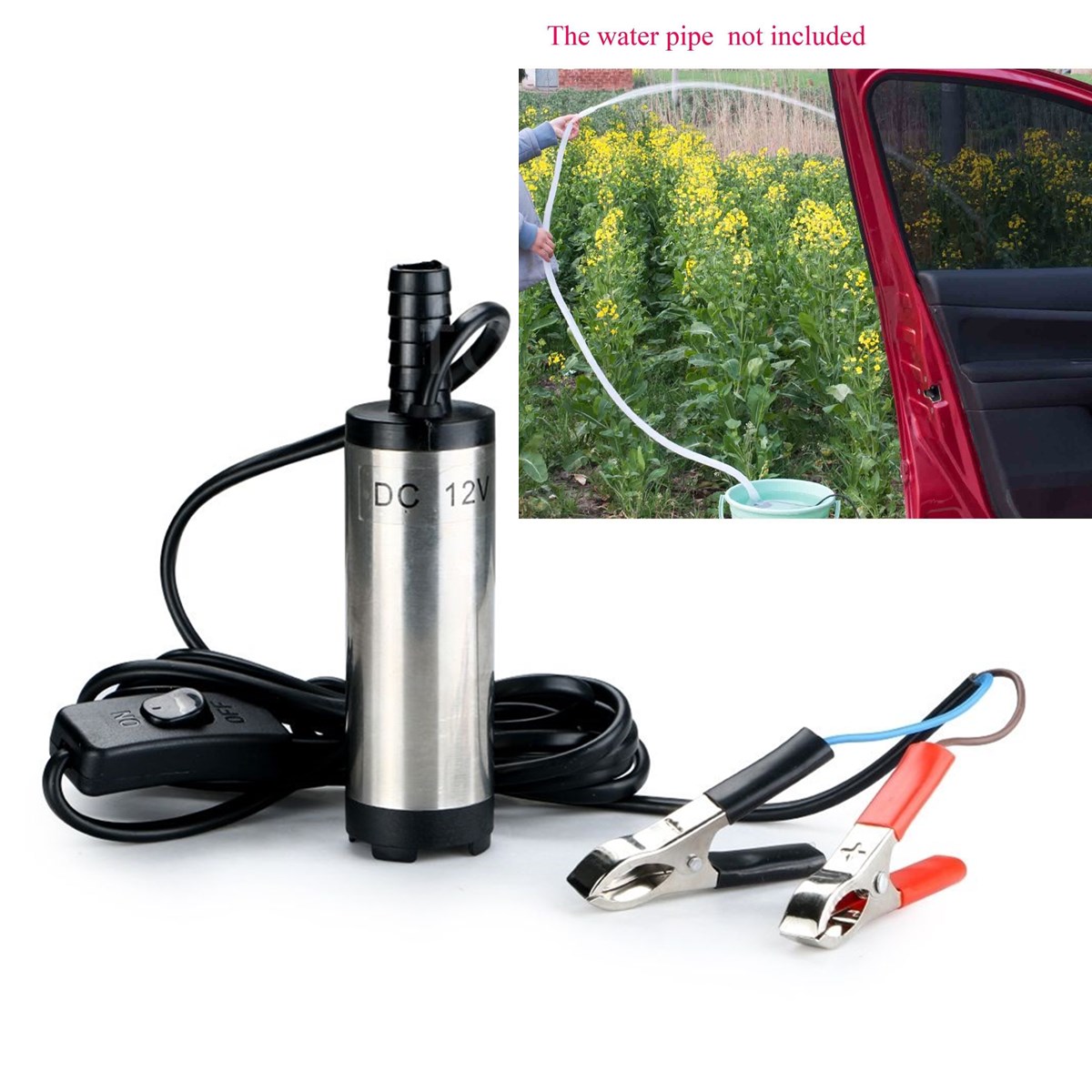 12V-Submersible-Pump-38mm-Water-Diesel-Transfer-Refueling-Tool-With-Clamp-1271045