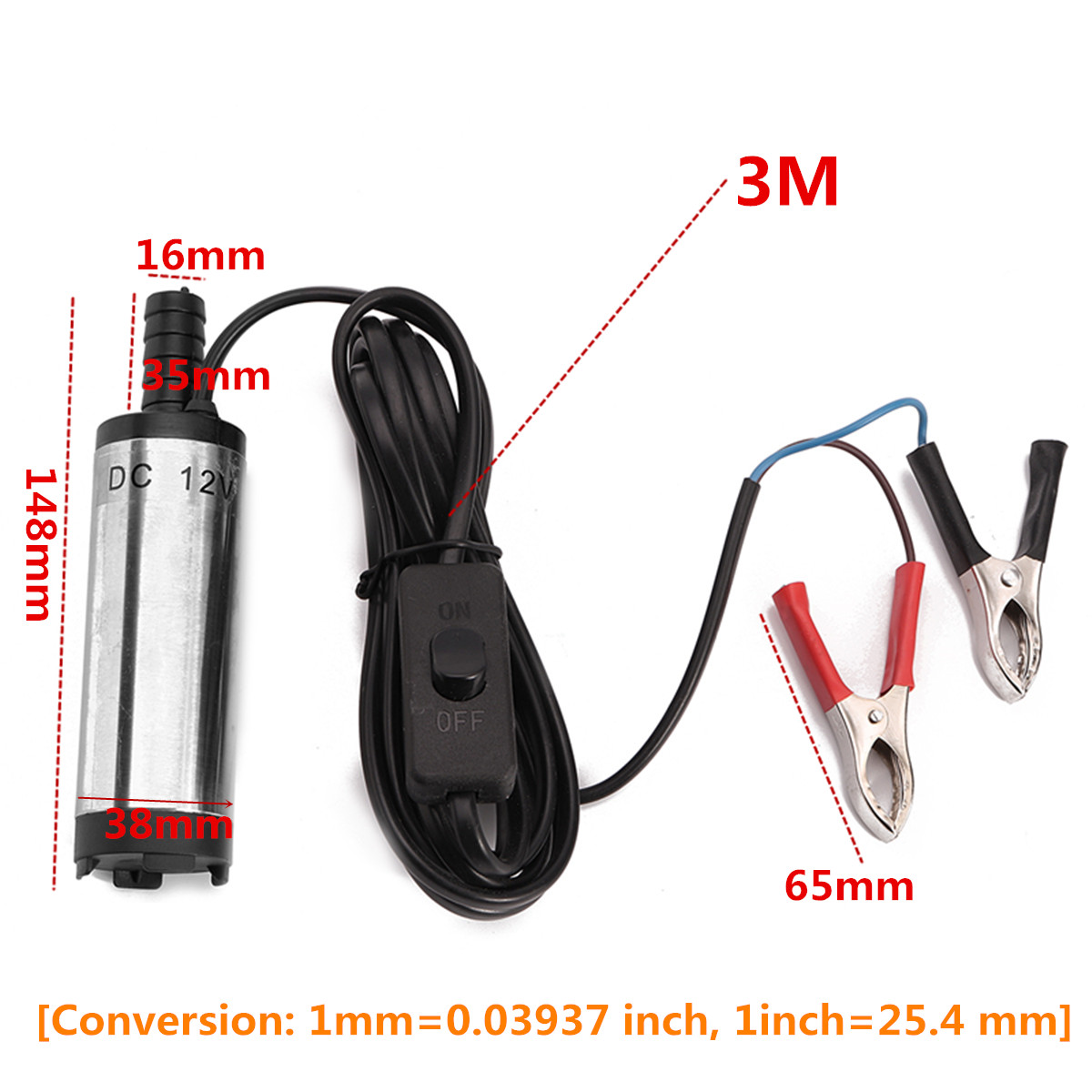 12V-Submersible-Pump-38mm-Water-Diesel-Transfer-Refueling-Tool-With-Clamp-1271045