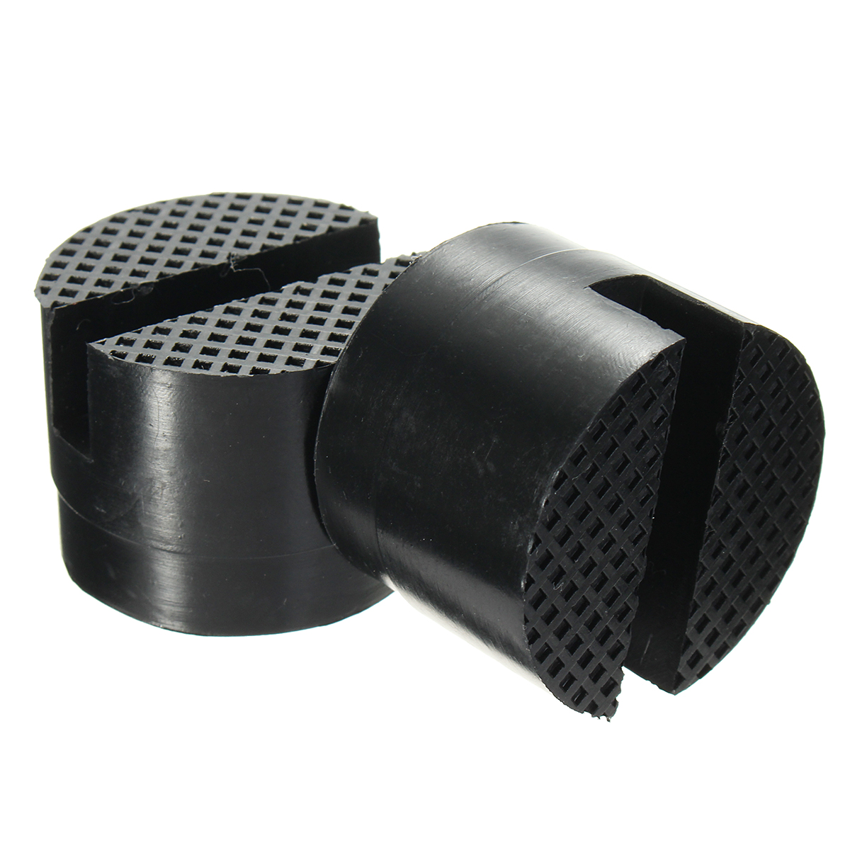 2-Pcs-5cm-Car-Universal-Slotted-Frame-Rail-Floor-Jack-Guard-Adapter-Lift-Rubber-Pads-1161118