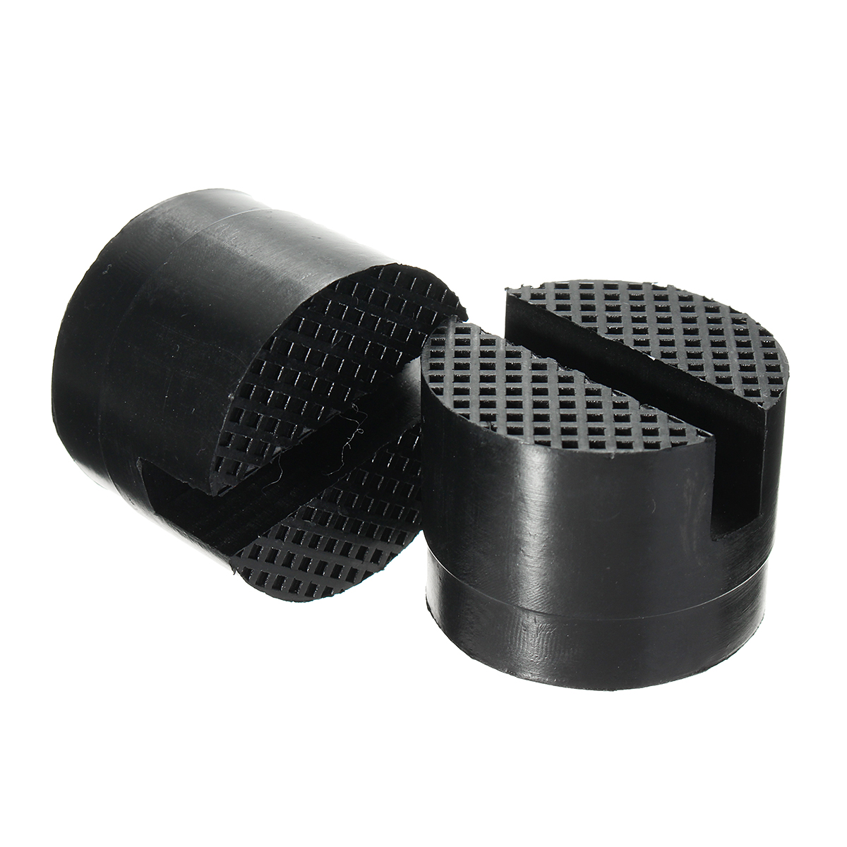 2-Pcs-5cm-Car-Universal-Slotted-Frame-Rail-Floor-Jack-Guard-Adapter-Lift-Rubber-Pads-1161118