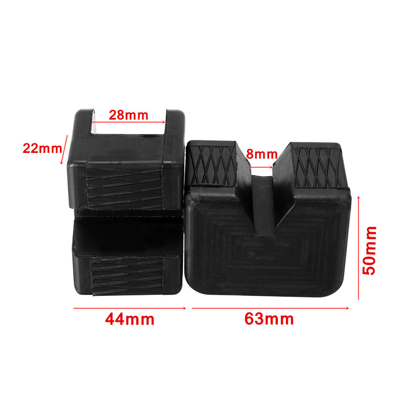 2Pcs-Black-Universal-Car-Support-Jack-Lift-Rubber-Pads-Cushion-1574761