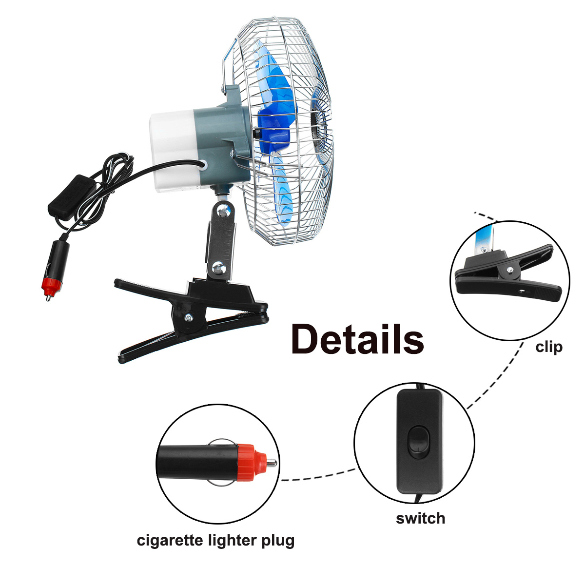 8-Inch-12V-Portable-Vehicle-Auto-Car-Fan-Oscillating-Car-Auto-Clip-On-Cooling-Fan-1443473