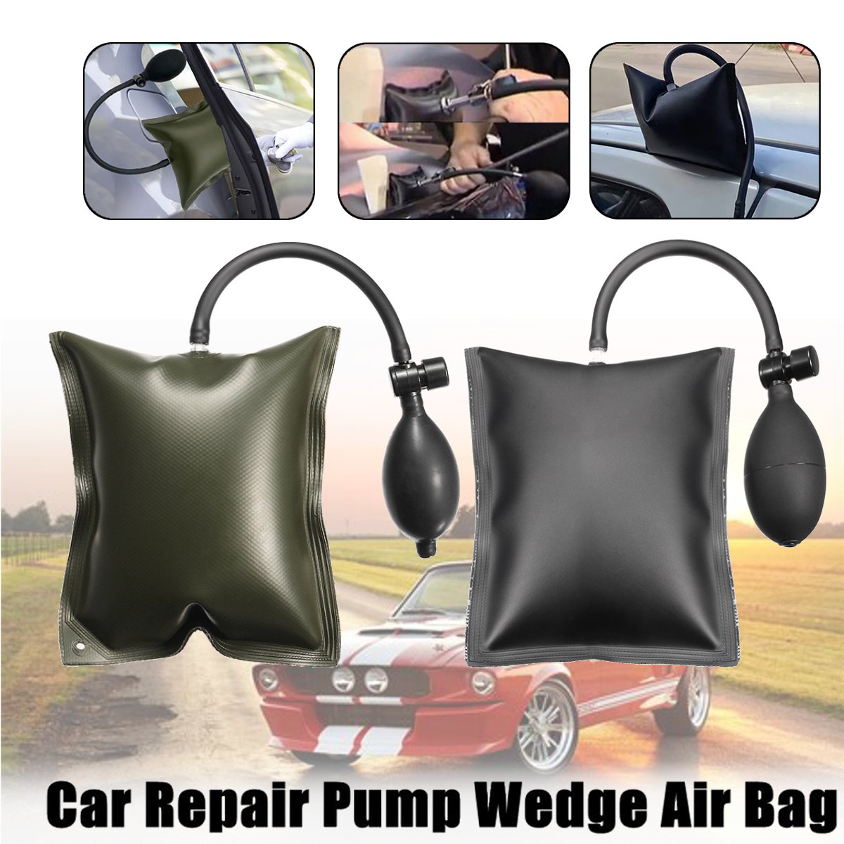 Air-Pump-Wedge-Repair-Car-Window-Door-Key-Lost-Airbag-Lock-Out-Emergency-Open-Unlock-Pad-Locksmith-T-1458907