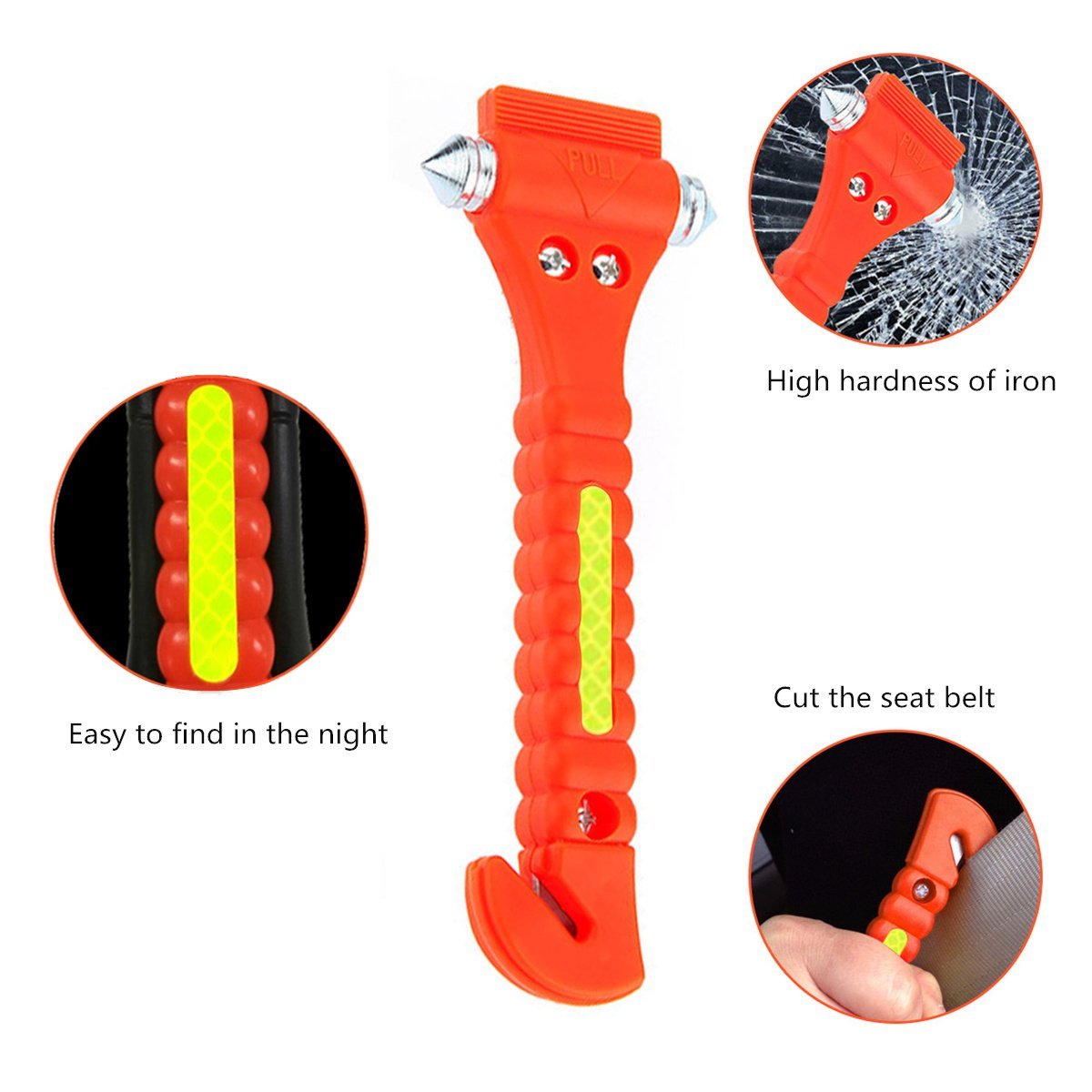 Car-Emergency-Safety-Hammer-Life-Saving-Escape-Tool-2Pcs-with-Double-sided-Fluorescent-Strip-1736507