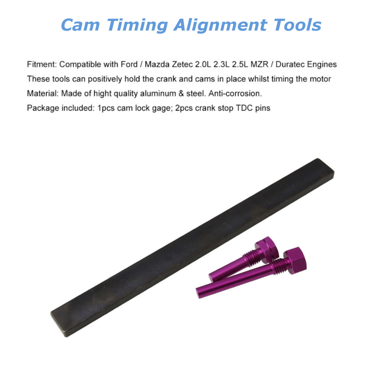Car-Modification-Large-Cam-Crank-Timing-Alignment-Tool-For-Ford-Mazda-MZR-Duratec-PZEV-Engines-Metal-1785133