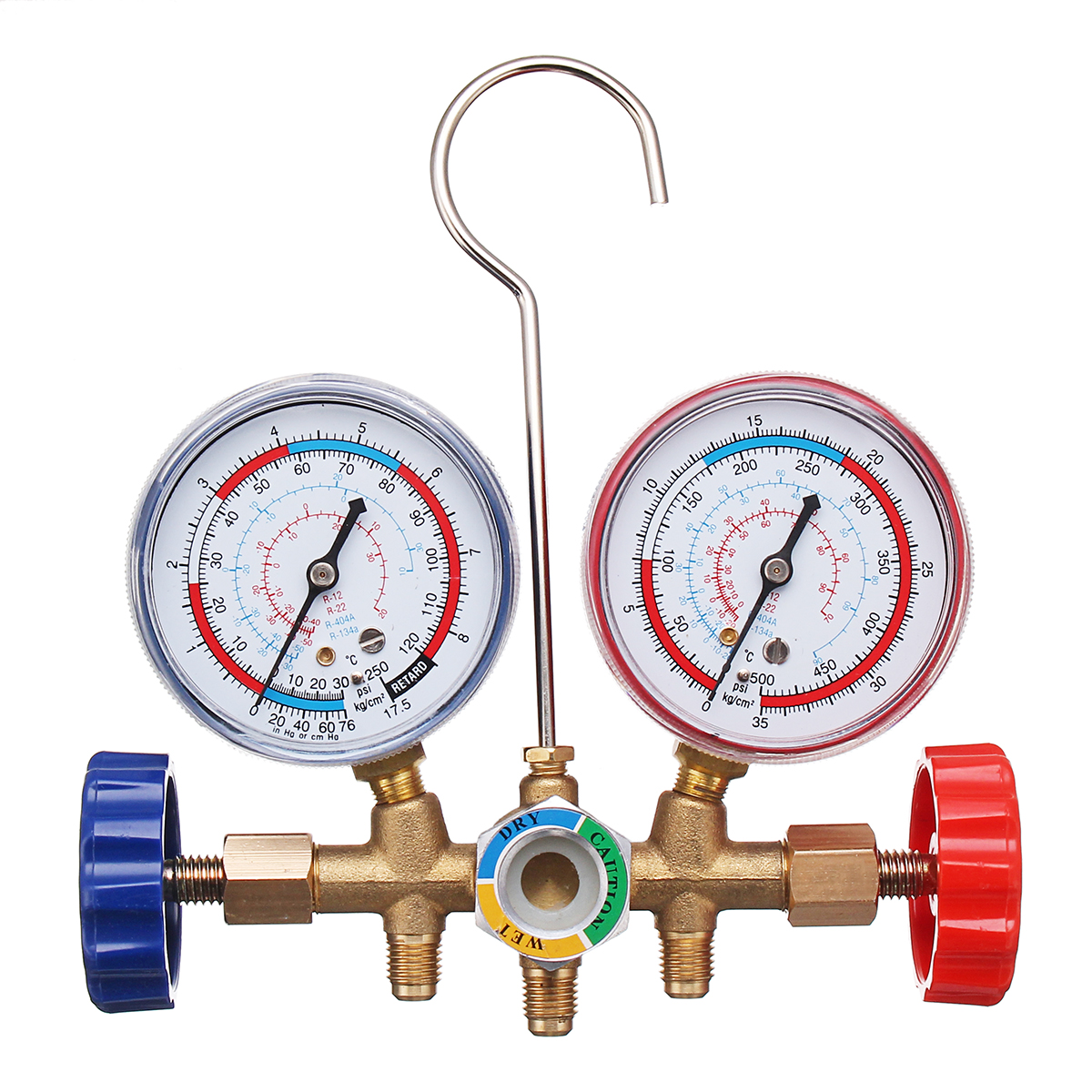 Dual-Pressure-Gauge-AC-Diagnostic-Manifold-Tester-Set-HVAC-R12-R22-R502-Charging-Kit-1356444