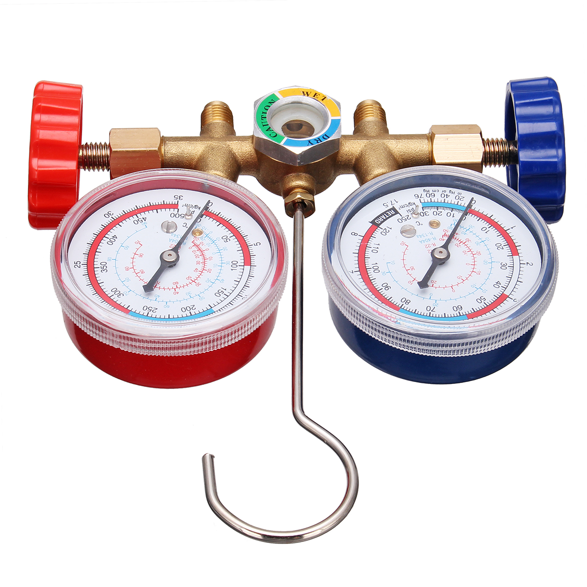 Dual-Pressure-Gauge-AC-Diagnostic-Manifold-Tester-Set-HVAC-R12-R22-R502-Charging-Kit-1356444