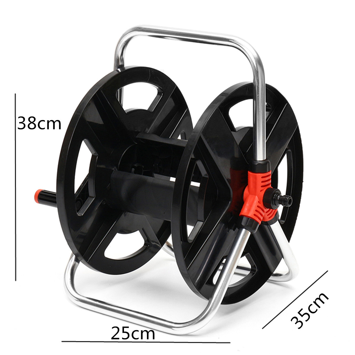 Ultra-light-12-Inch-Tube-Rolled-45-Meters-Car-Wash-Water-Hose-Reel-Pipe-Connectors-Storage-Rack-1373771