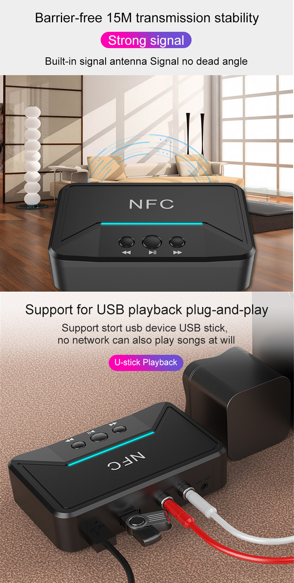 BT200-NFC-Wireless-Audio-bluetooth-50EDR-Receiver-Adapter-For-Car-Home-Speaker-Stereo-1623000