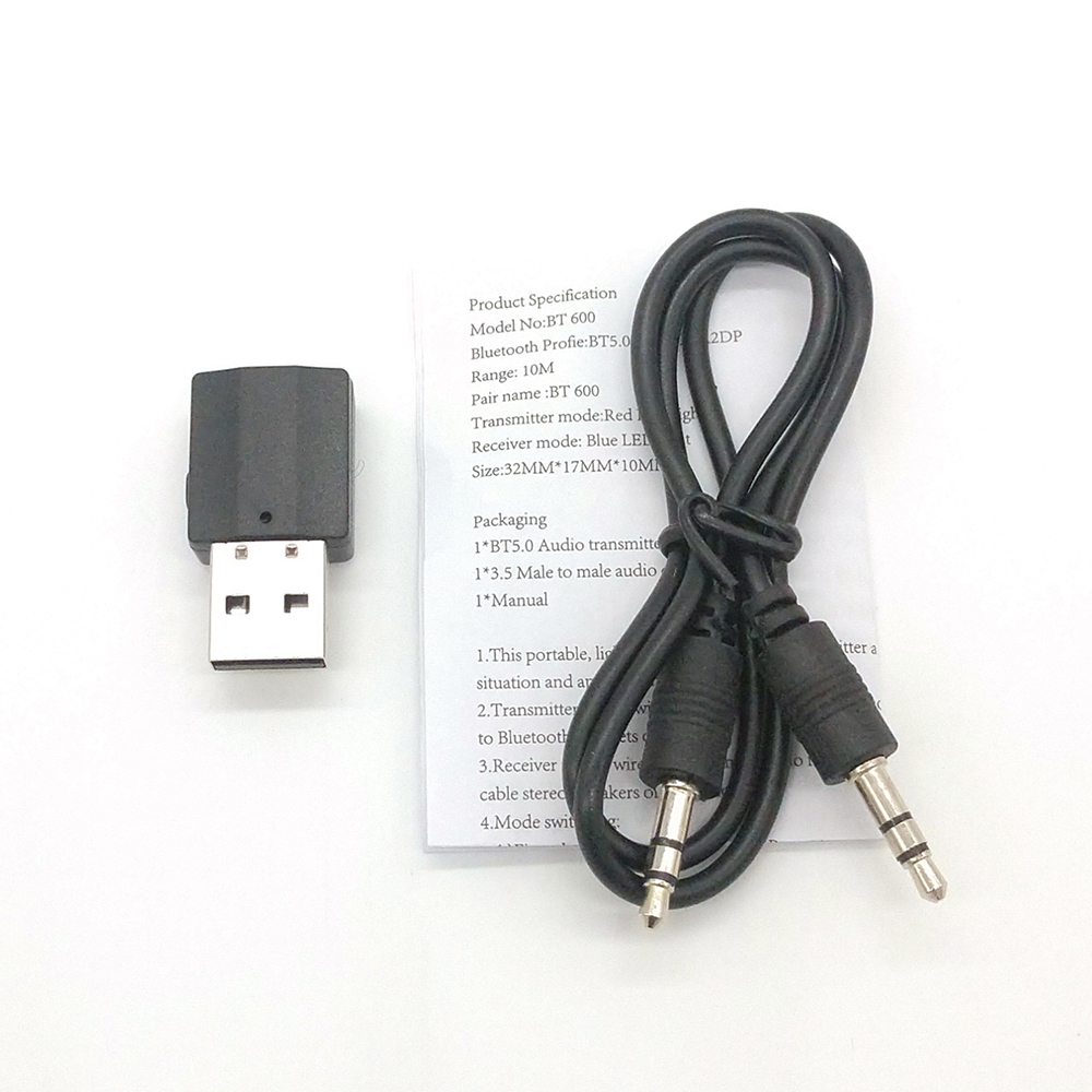 BT600-2-in-1-USB-bluetooth-50-Receiver-Transmitter-Portable-Wireless-Music-Adapter-35-mm-AUX-for-Car-1612746