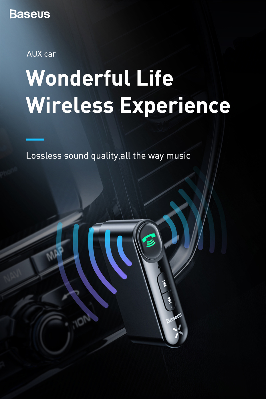Baseus-Wireless-Hands-Free-Bluetooth-50-Car-AUX-Music-Receiver-Adapter-Interface-10-Hour-Duration-1524923