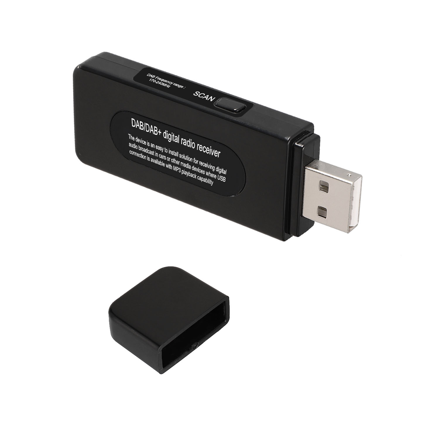 Car-Digital-Radio-Receiver-USB-DAB-RDS-Non-screen-Display-European-General-1545664