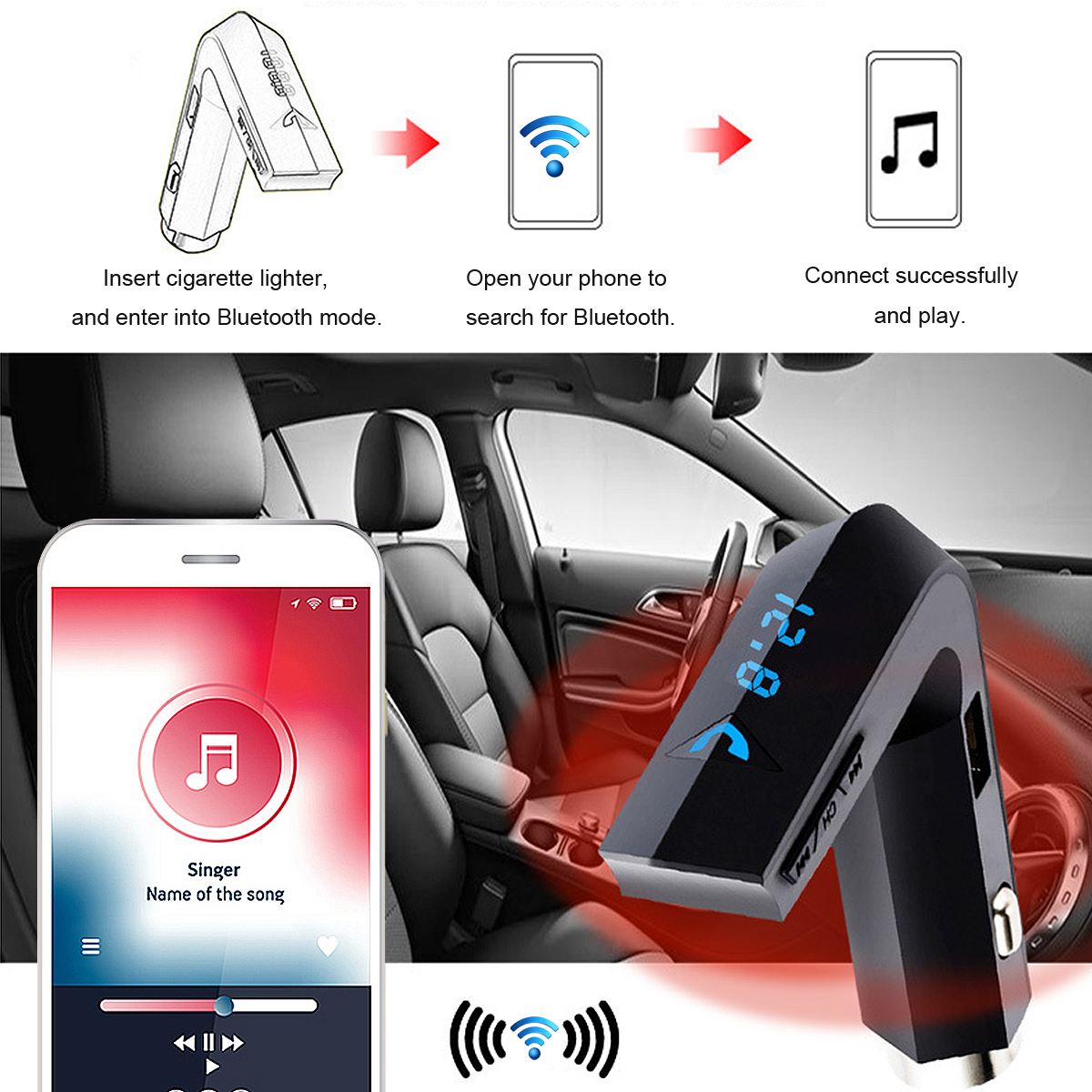 Car-Handsfree-Wireless-bluetooth-FM-Transmitter-MP3-Player-USB-Safety-Hammer-1239719
