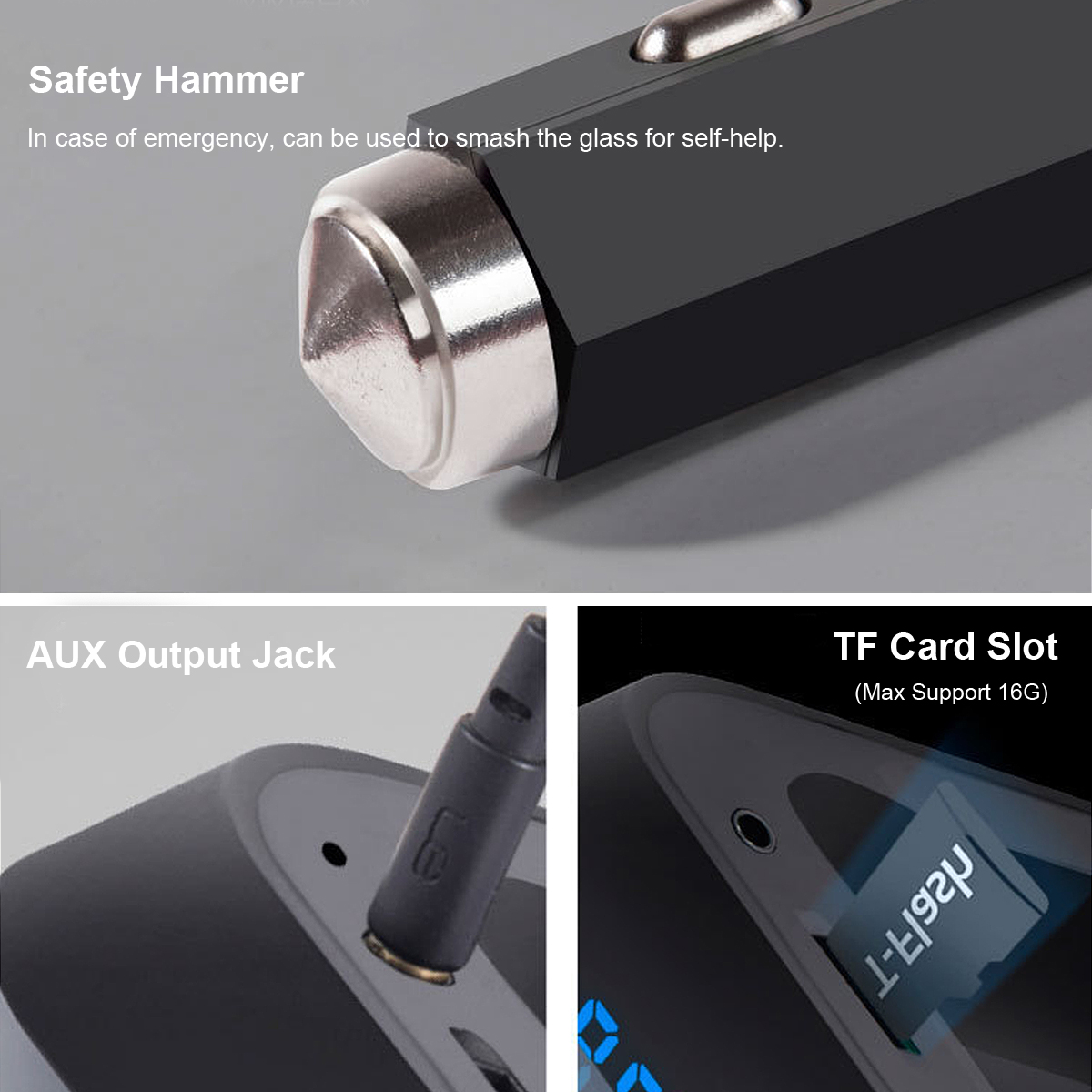 Car-Handsfree-Wireless-bluetooth-FM-Transmitter-MP3-Player-USB-Safety-Hammer-1239719