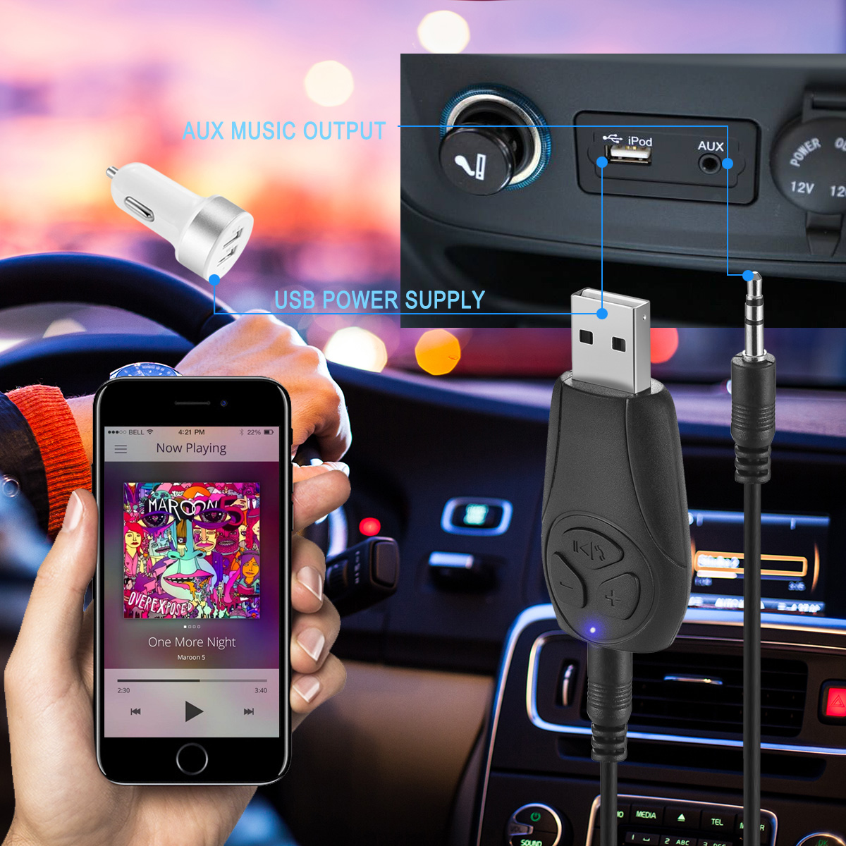 Car-bluetooth-30-Wireless-Audio-Receiver-Speaker-Adapter-USB-U-Disk-35mm-AUX--Hands-free-1574366