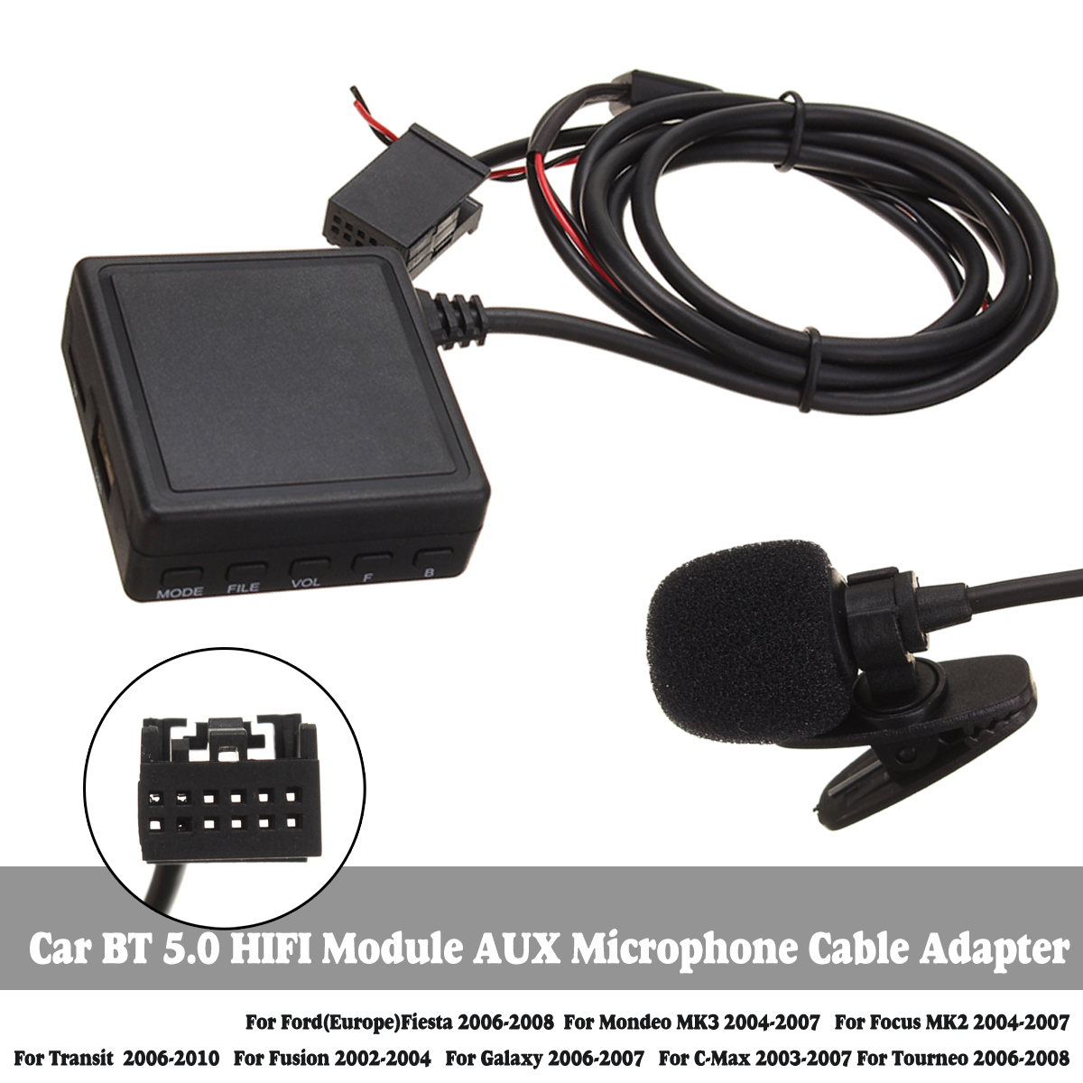 Car-bluetooth-50-HIFI-bluetooth-Module-AUX-Microphone-Cable-Audio-Radio-Stereo-Adapter-For-Ford-1597948