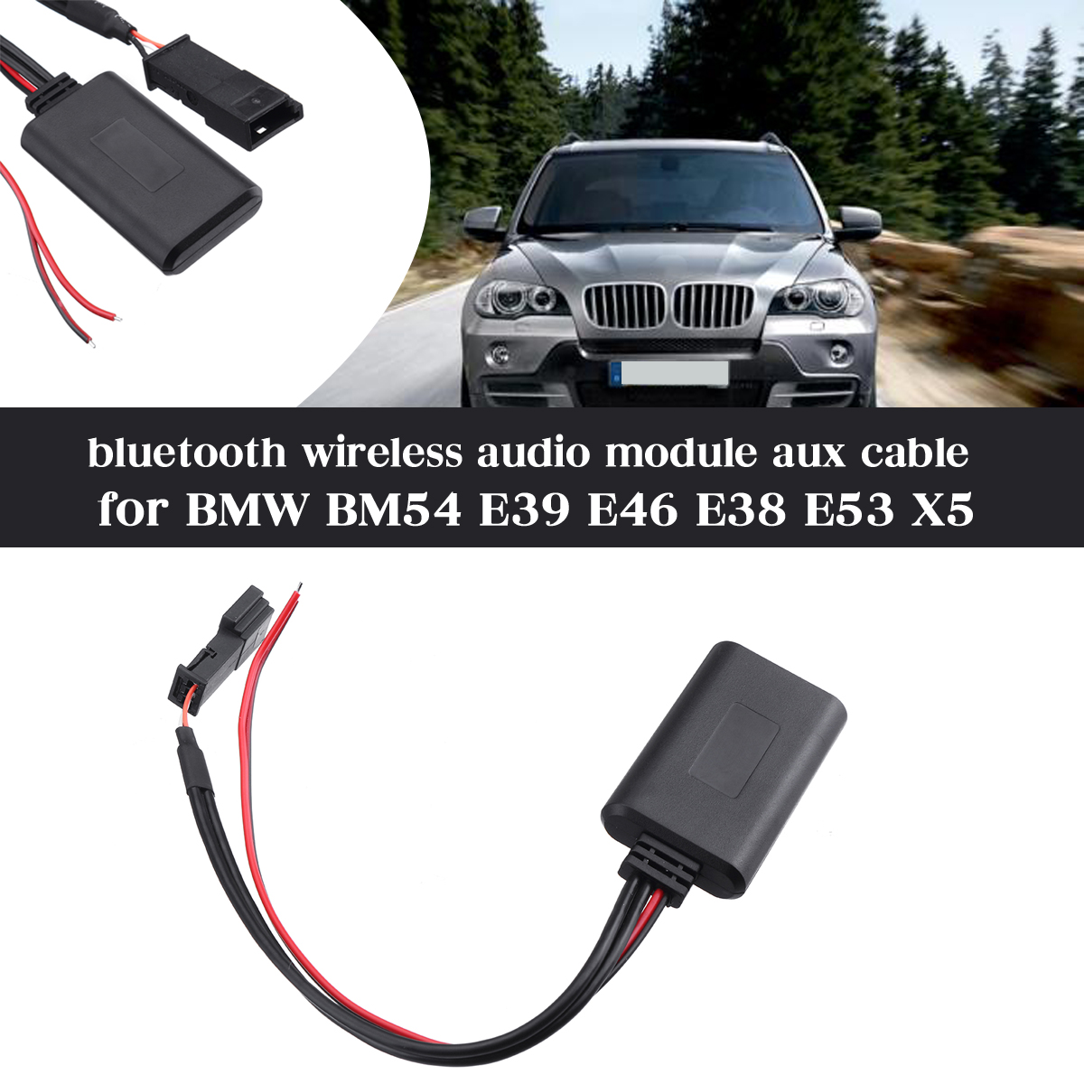 Car-bluetooth-Module-AUX-IN-Audio-Radio-Adapter-3-pin-for-BMW-BM54-E39-E46-E38-E53-X5-1448965