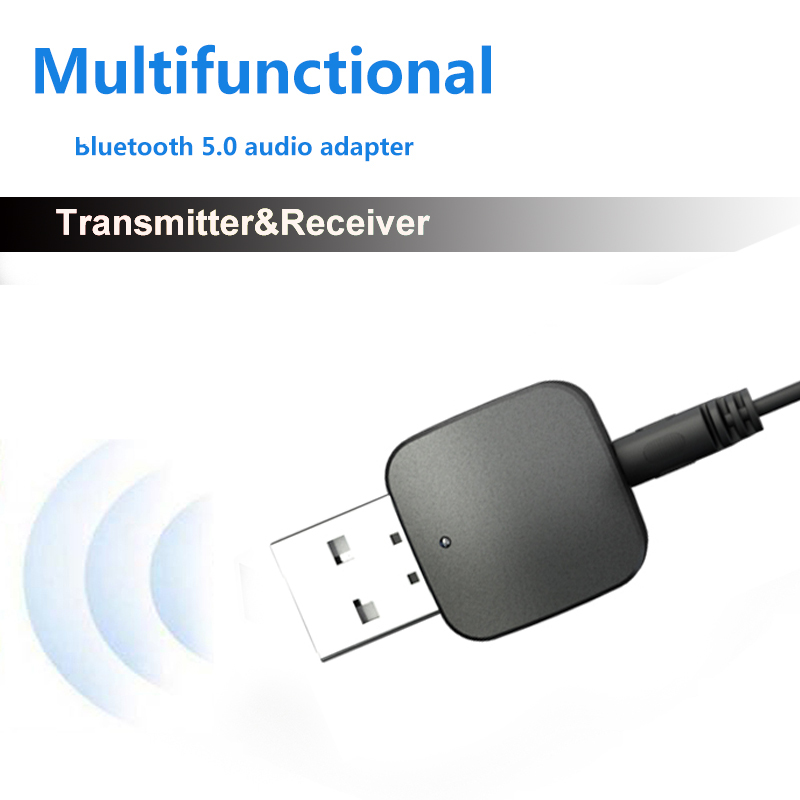 KN324-Wireless-bluetooth-50-Audio-Transmitter-Receiver-Adapter-2-In-1-35mm-AUX-for-PC-Computer-TV-Ca-1565792