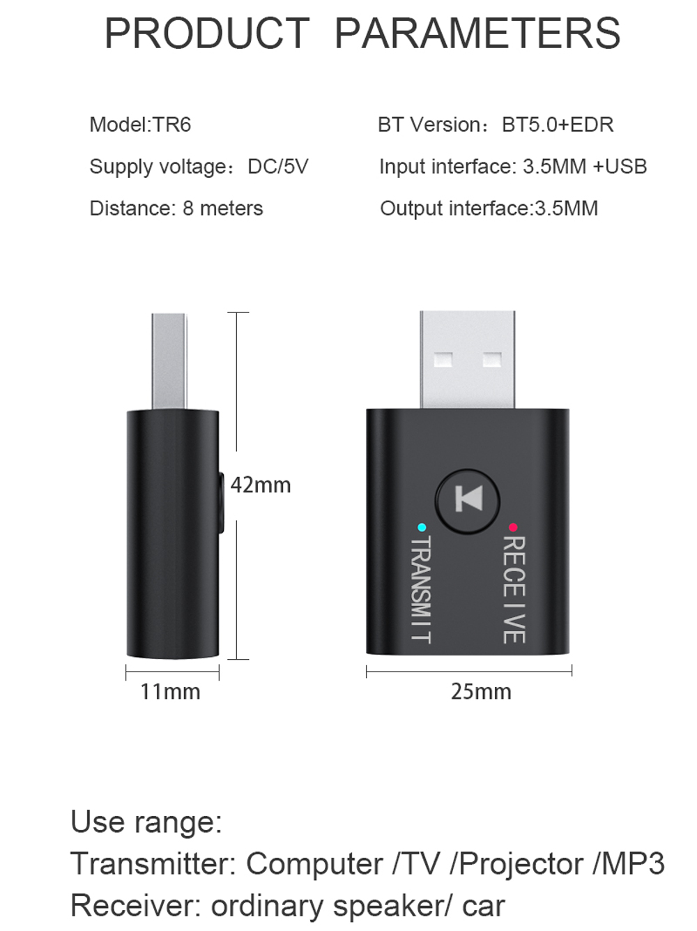 TR6-2-in-1-bluetooth-50-Transmitter-Receiver-Wireless-Audio-Adapter-USB-35mm-AUX-Jack-for-Car-Home-T-1628022