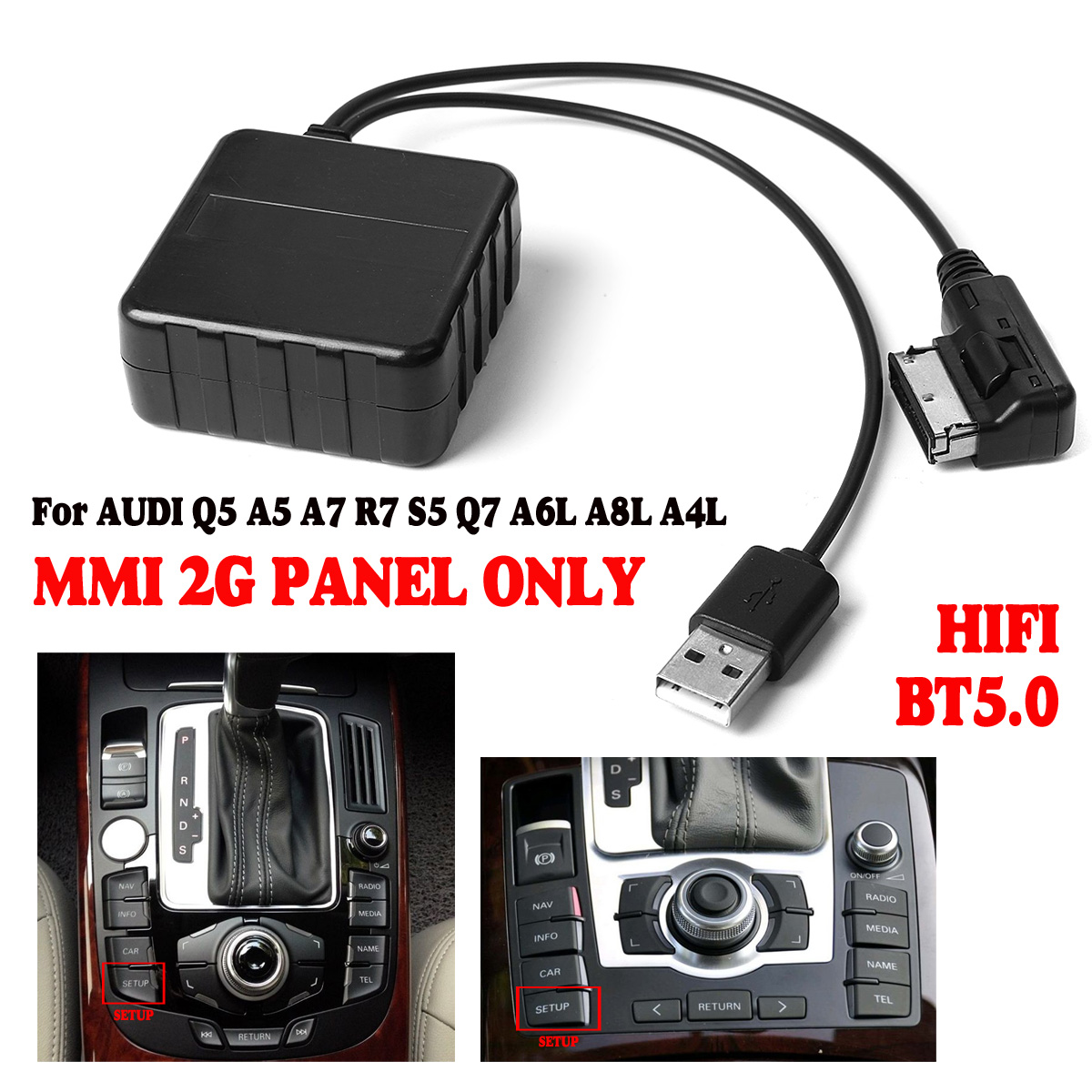 Upgraded-bluetooth-Module-Wireless-Audio-AUX-Cable-Adapter-For-AUDI-Q5-A5-A7-R7-S5-Q7-A6L-A8L-A4L-1558567
