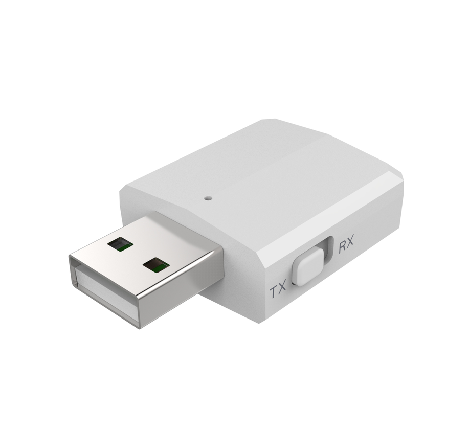 ZF-169-White-bluetooth-50-2-In-1-Audio-Wireless-Receiver-Transmitter-Stereo-AUX-RCA-USB-35mm-Jack-Fo-1577412