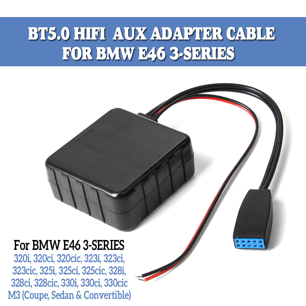 bluetooth-Module-AUX-Audio-Cable-Adapter-Hifi-Wireless-Music-for-for-BMW-E46-3-Series-CD-1584508