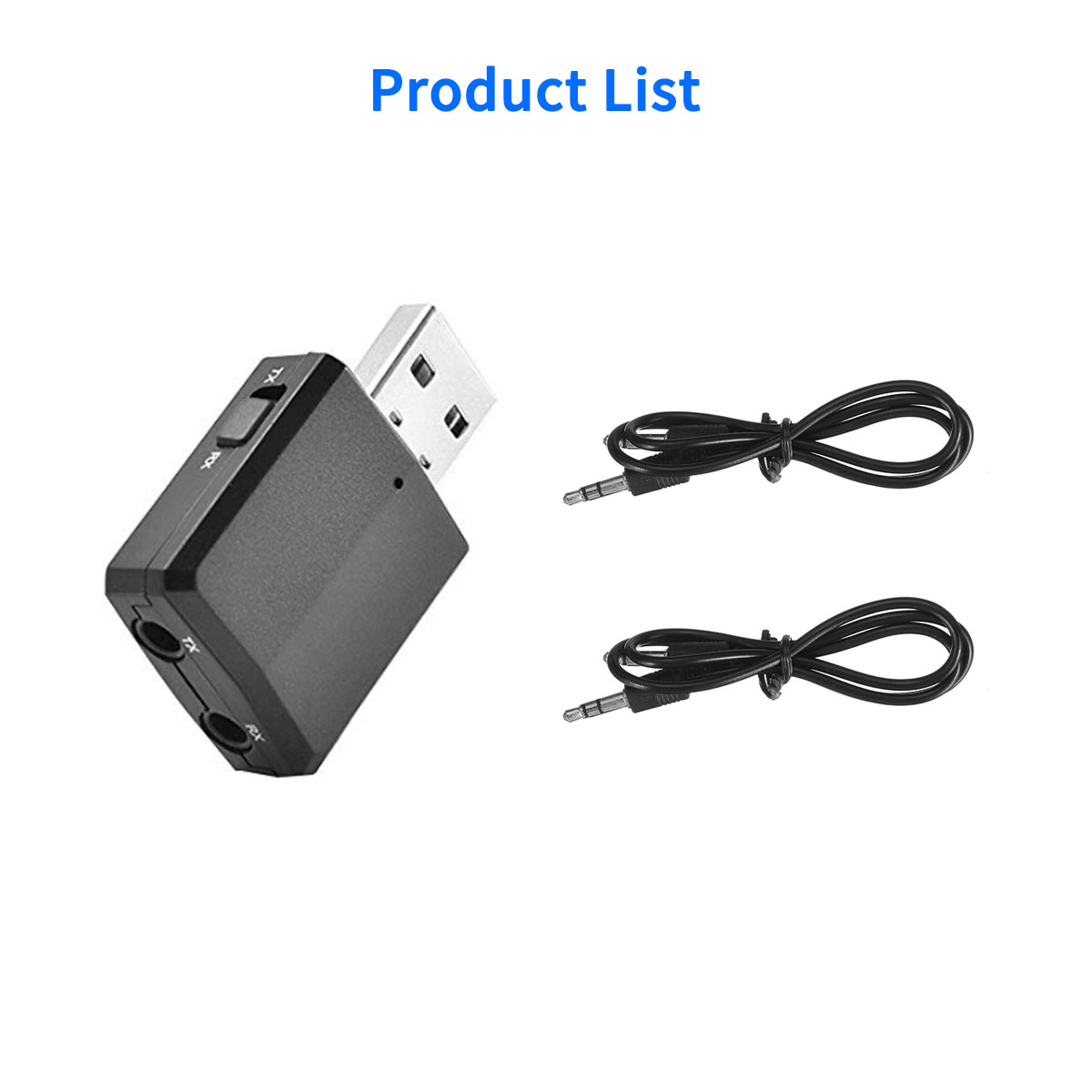 iMars-ZF-169-Black-bluetooth-50-3-In-1-Audio-Wireless-Receiver-Transmitter-Stereo-AUX-RCA-USB-35mm-J-1541216