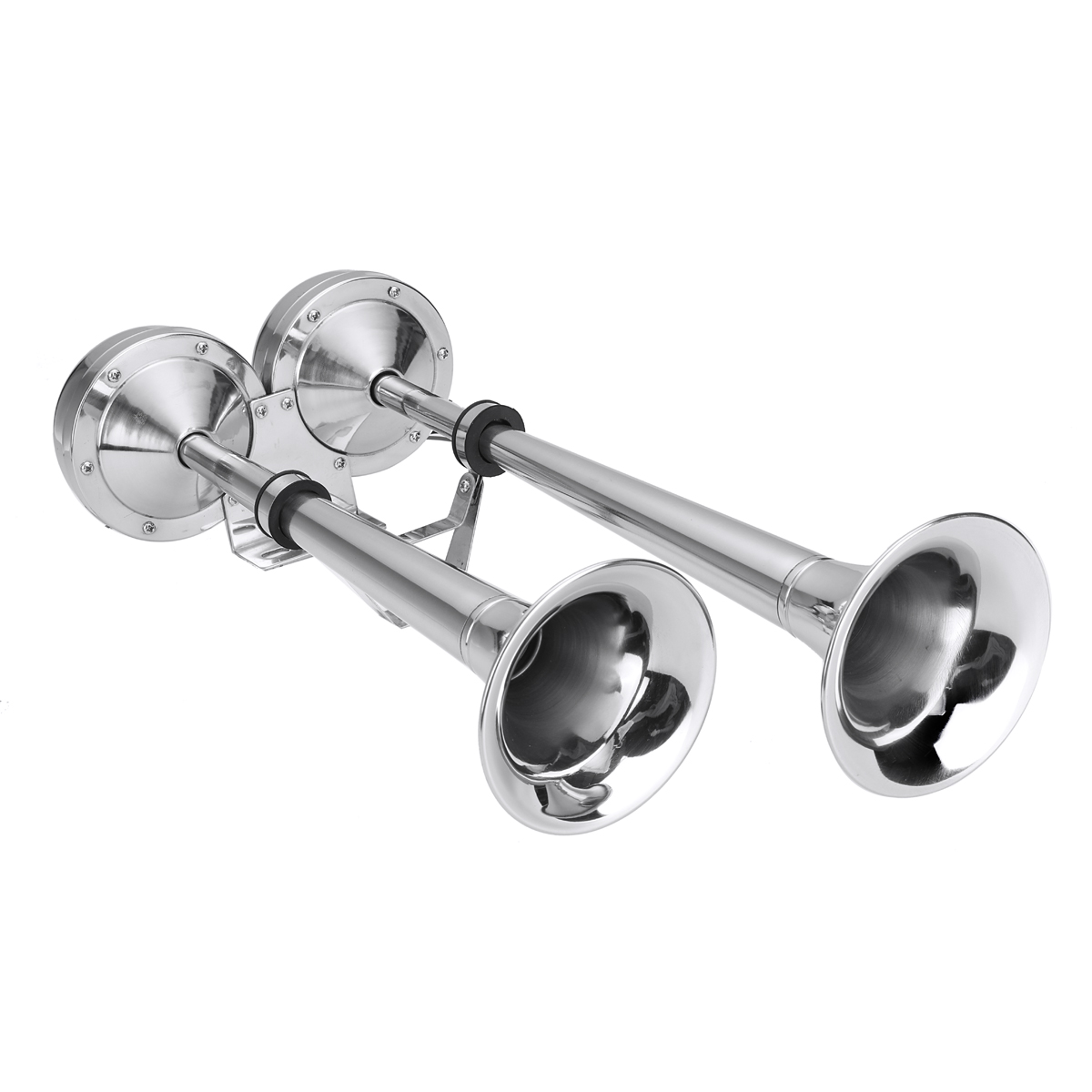 12V-125DB-Air-Horn-Loud-Dual-Trumpet-Stainless-Steel-For-Boat-Train-Car-Truck-RV-SUVs-1565541