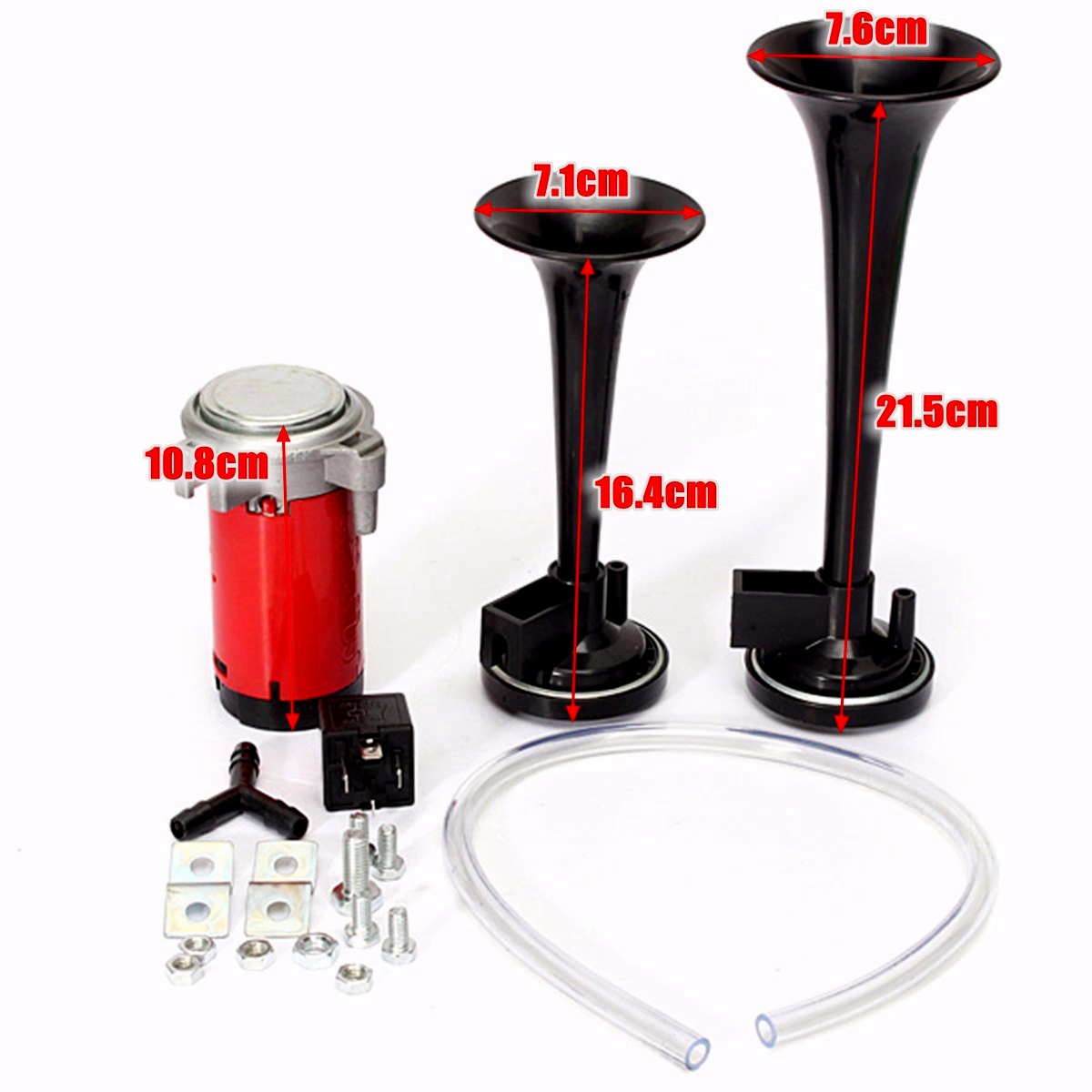 12V-178DB-Dual-Trumpet-Air-Horn-Compressor-Kit-Super-Loud-For-Car-Truck-Train-Boat-937225
