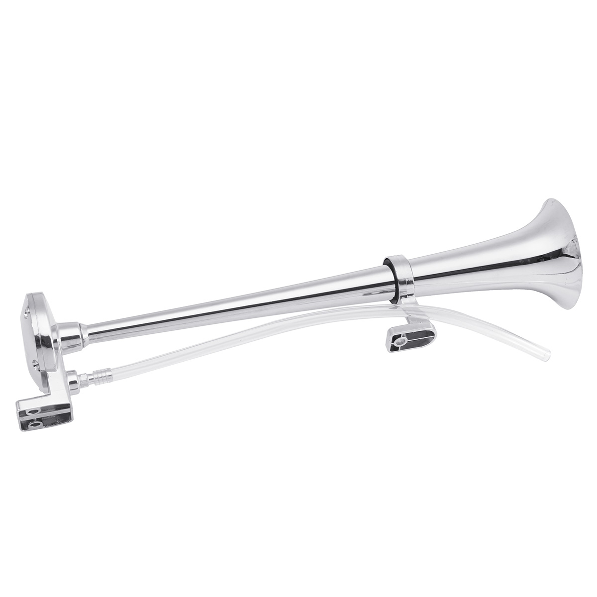 12V-178db-Trumpet-Air-Horn-With-Compressor-Super-Loud-Single-Chrome-Universal-For-Boat-Train-Car-1645659