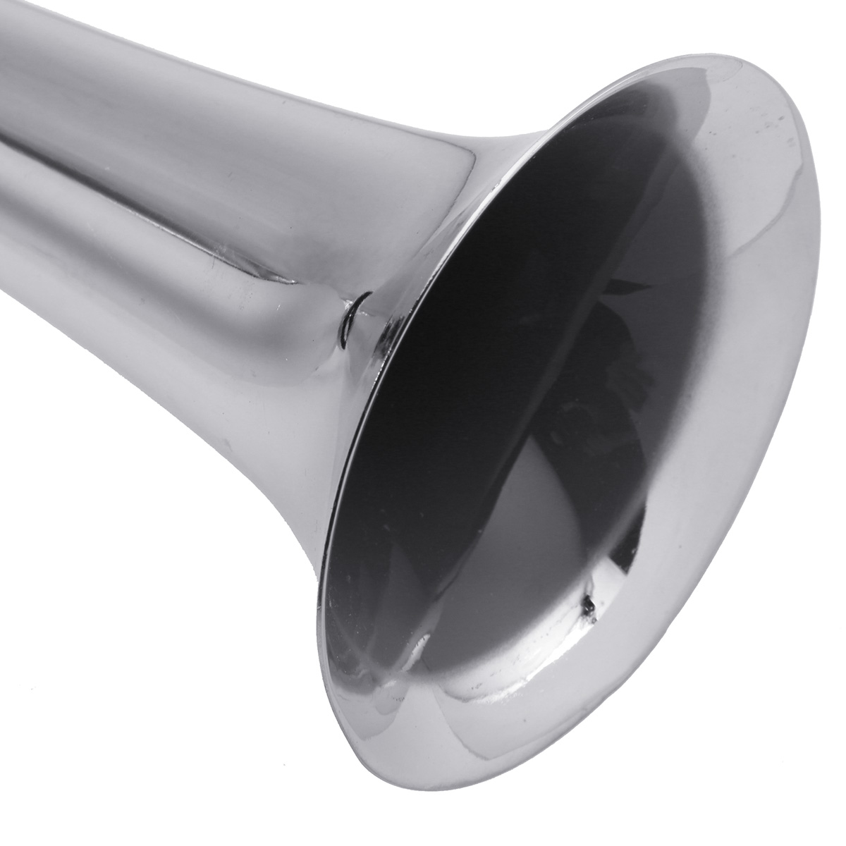 12V-178db-Trumpet-Air-Horn-With-Compressor-Super-Loud-Single-Chrome-Universal-For-Boat-Train-Car-1645659