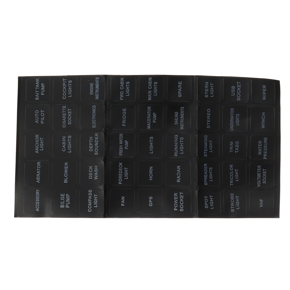 12V-24V-6-Gang-Waterproof-LED-Rocker-Switch-Panel-Voltmeter-Battery-Car-Boat-1644584