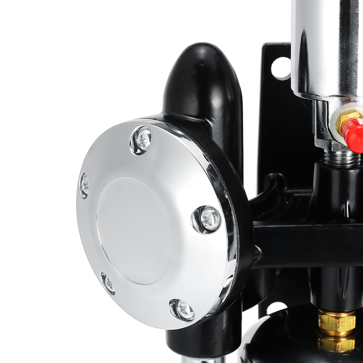 12V-24V-Dual-Air-Horn-Trumpet-With-Air-Compressor-Silver-For-Car-Van-Boat-Truck-Universal-1761933