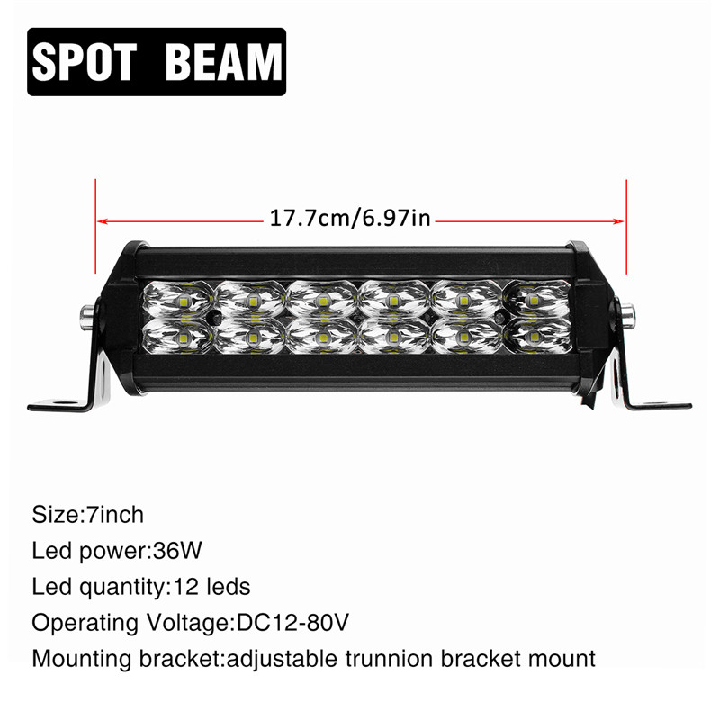 12V-80V-7-Inch13-Inch19-Inch-LED-Work-Light-Bar-12LED24LED36LED-36W72W108W-6500K-IP67-Slim-Single-Ro-1624418