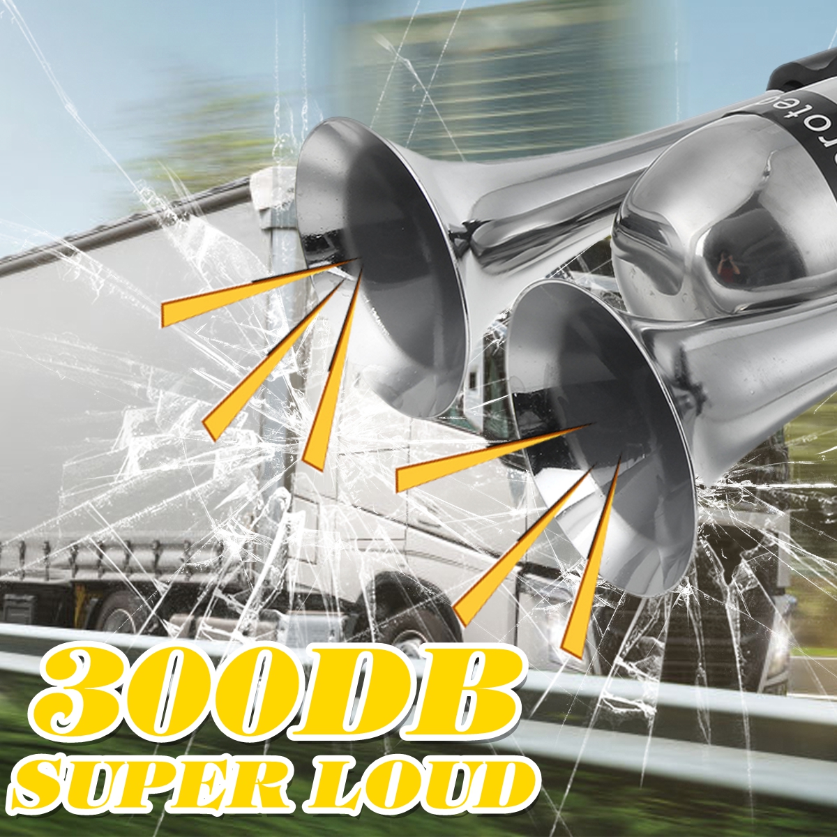 12V24V-300DB-Dual-Trumpet-Air-Horn-Super-Loud-For-Car-Van-Boat-Pickup-Universal-1788284