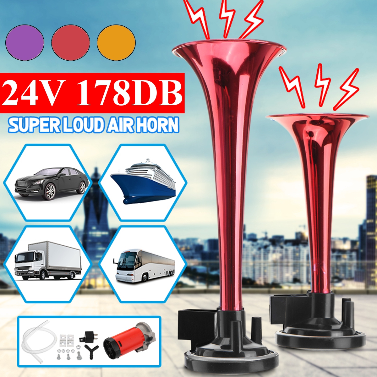 24V-178dB-Super-Loud-Air-Horn-Dual-Trumpet-With-Compressor-For-Car-Truck-Boat-Train-1764154