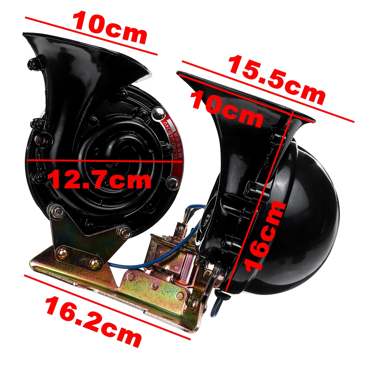 24V-350db-Black-Dual-Tone-Electric-Bull-Waterproof-Horn-Metal-Loud-Raging-Sound-Car-Truck-Boat-1567081