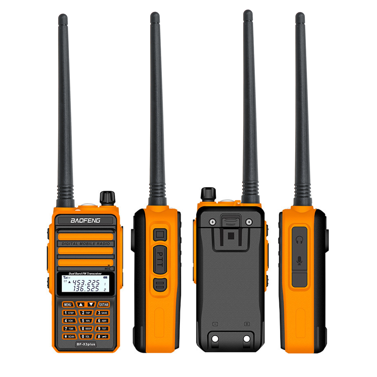 BAOFENG-F-X3plus-Three-Band-Handheld-Radio-Walkie-Talkie-18W-9500mAh-Waterproof-Dustproof-High-Power-1809622