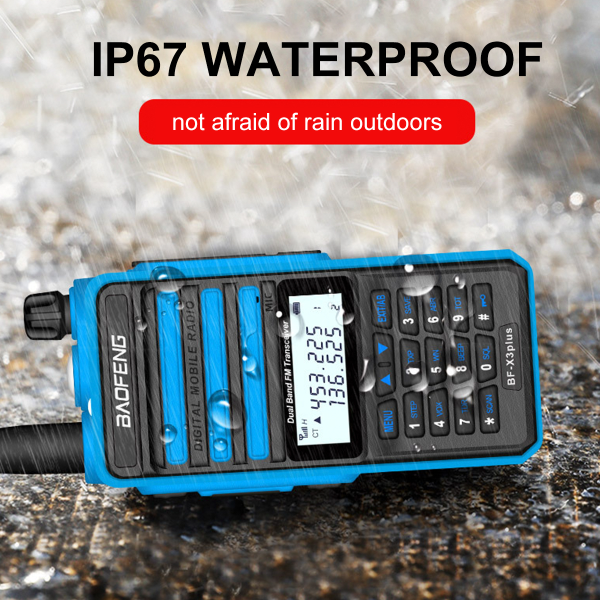 BAOFENG-F-X3plus-Three-Band-Handheld-Radio-Walkie-Talkie-18W-9500mAh-Waterproof-Dustproof-High-Power-1809622