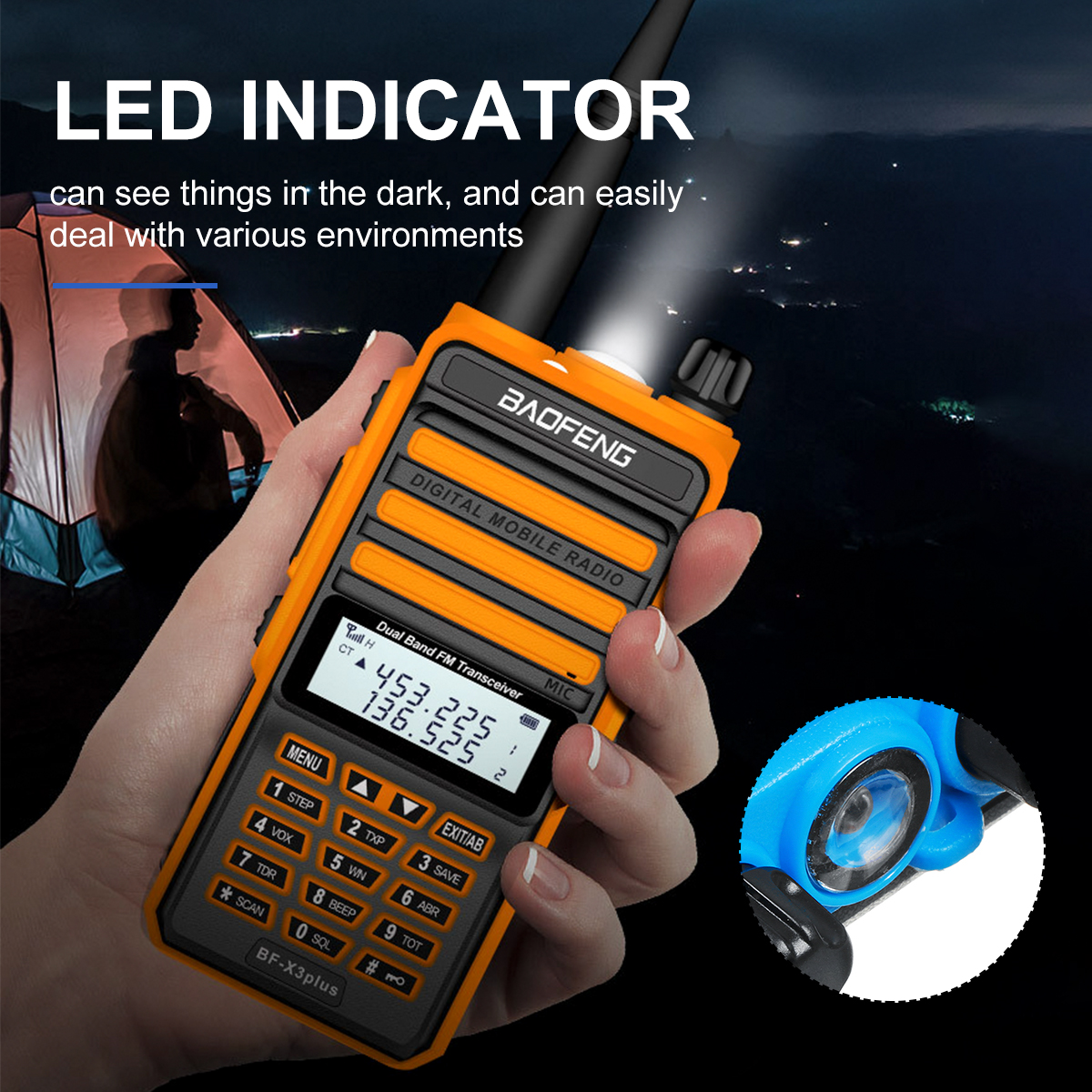 BAOFENG-F-X3plus-Three-Band-Handheld-Radio-Walkie-Talkie-18W-9500mAh-Waterproof-Dustproof-High-Power-1809622