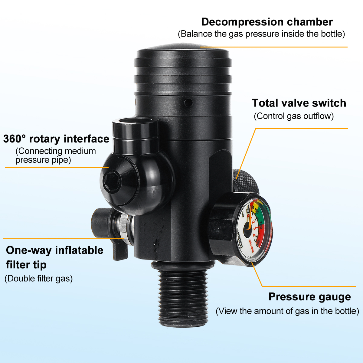 Black-S400-First-Level-Air-Pressure-Reducing-Valve-Used-For-1L-Oxygen-Cylinder-1560433