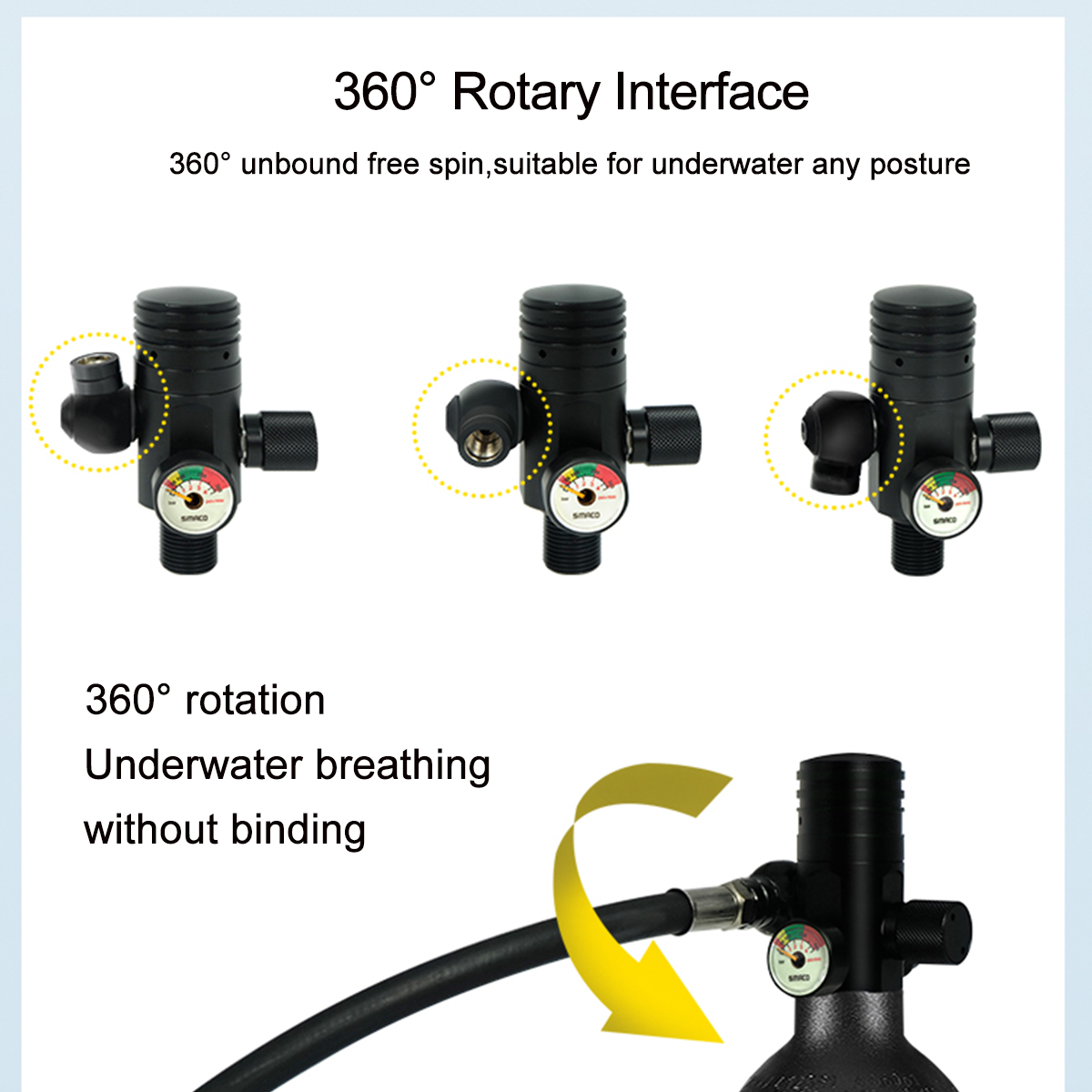 Black-S400-First-Level-Air-Pressure-Reducing-Valve-Used-For-1L-Oxygen-Cylinder-1560433