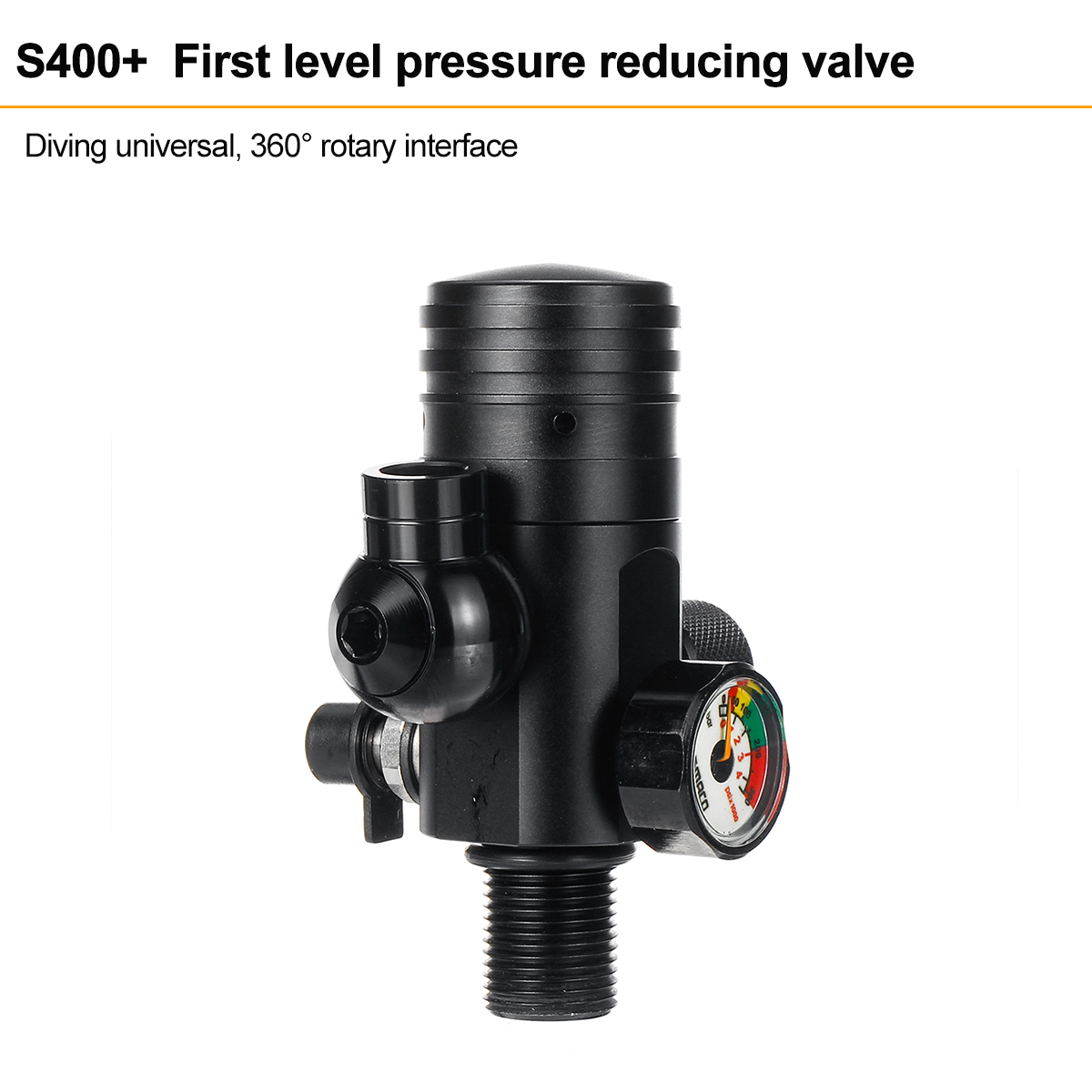 Black-S400-First-Level-Air-Pressure-Reducing-Valve-Used-For-1L-Oxygen-Cylinder-1560433