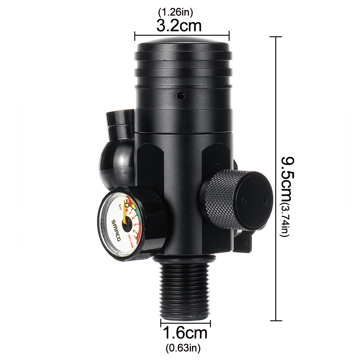 Black-S400-First-Level-Air-Pressure-Reducing-Valve-Used-For-1L-Oxygen-Cylinder-1560433