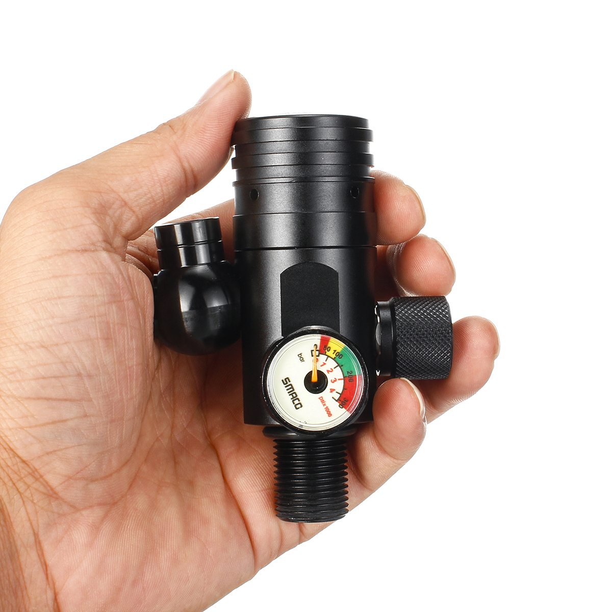 Black-S400-First-Level-Air-Pressure-Reducing-Valve-Used-For-1L-Oxygen-Cylinder-1560433