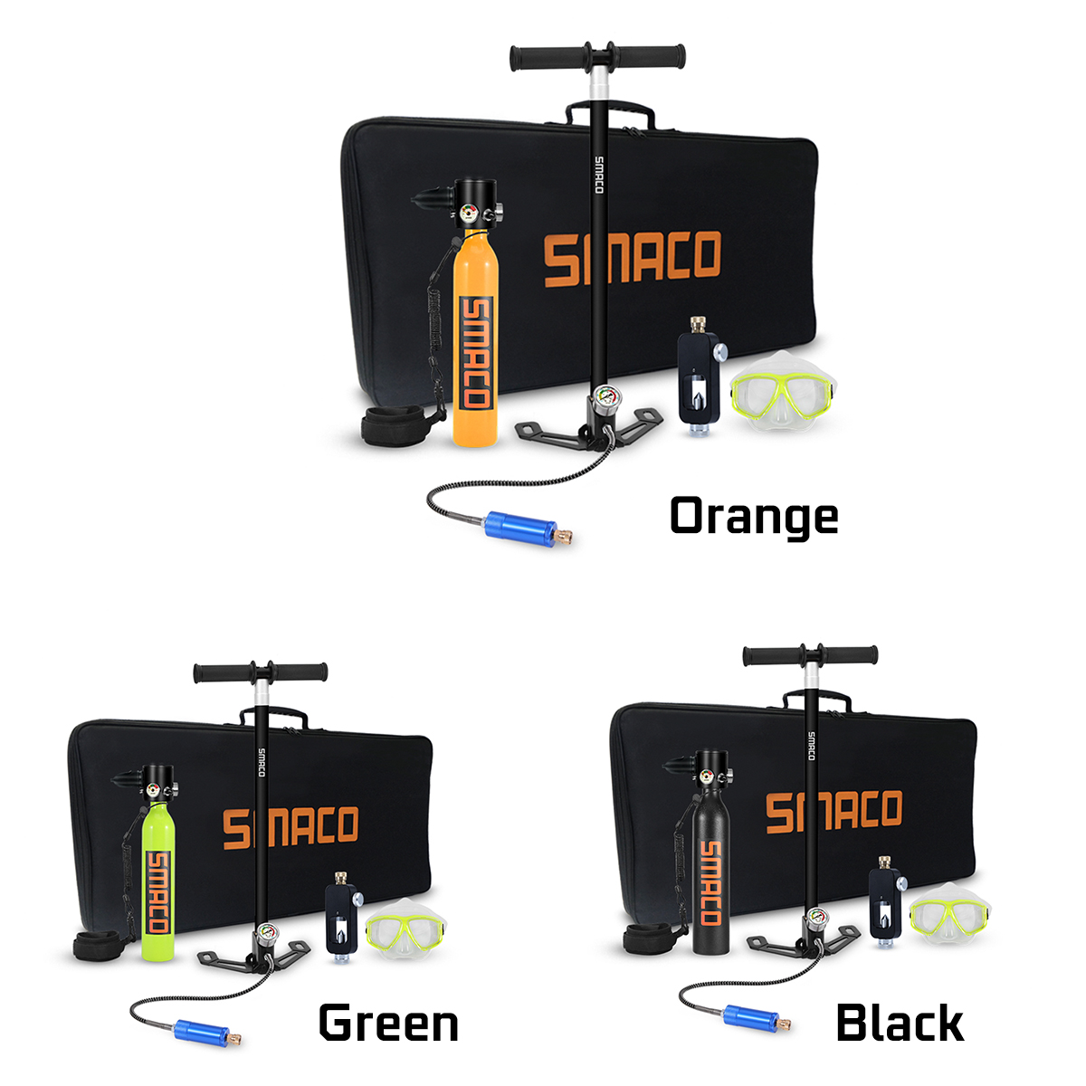 SMACO-S300-i-Set-500ML-Oxygen-Cylinder-Diving-Equipment-Set-Multicolor-1666752