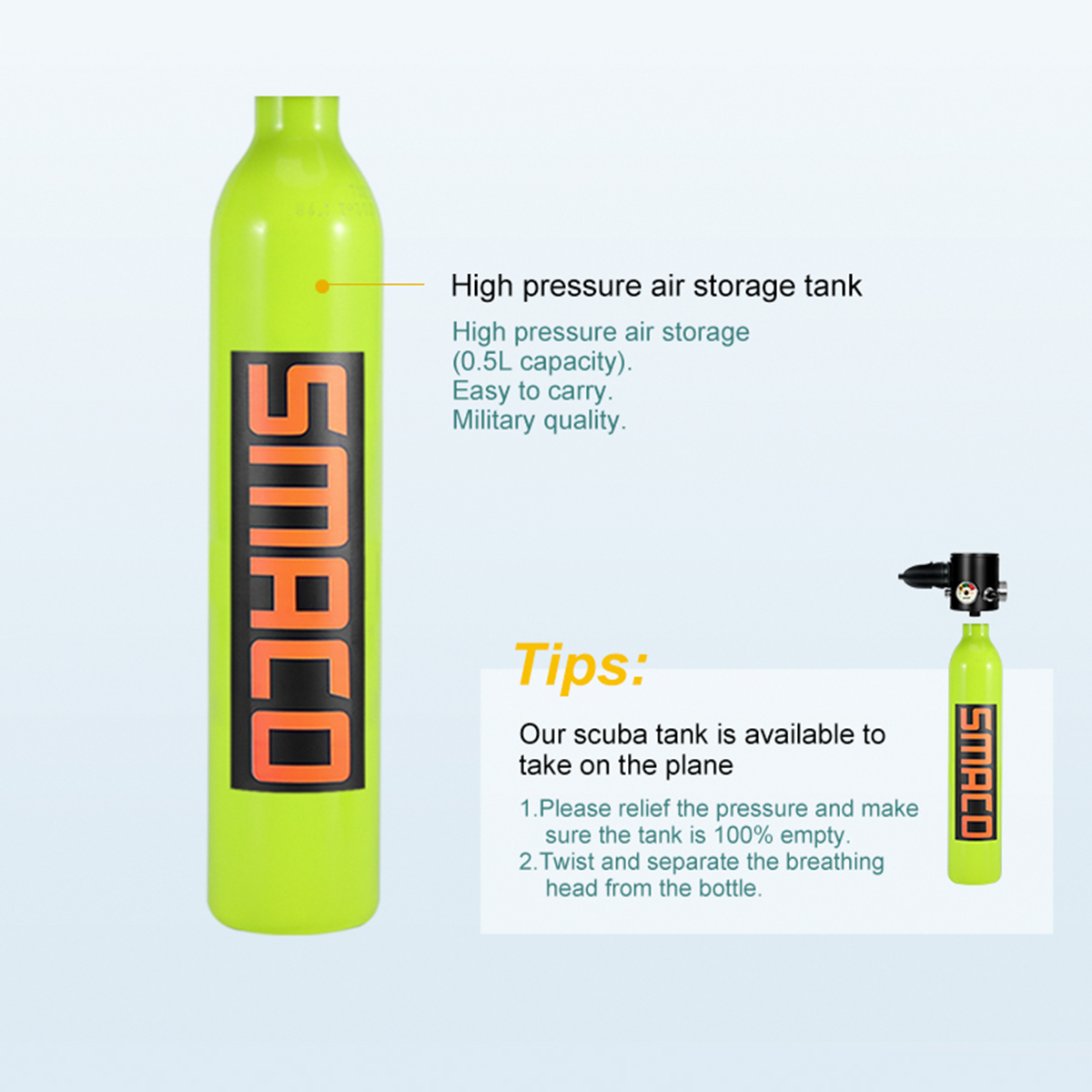 SMACO-S300-i-Set-500ML-Oxygen-Cylinder-Diving-Equipment-Set-Multicolor-1666752