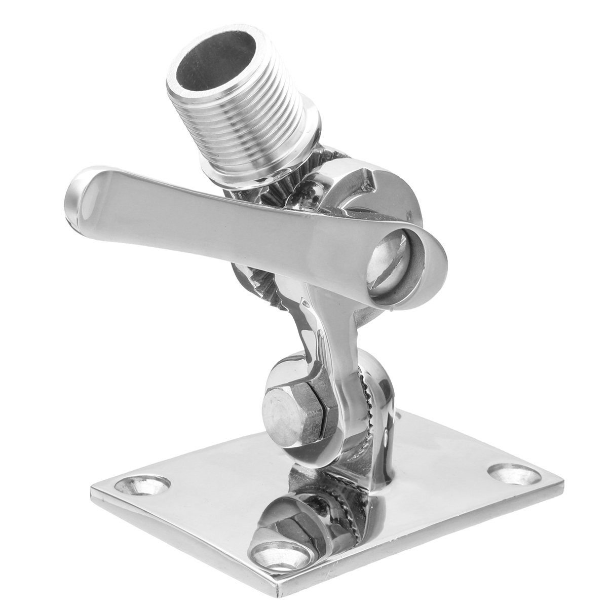 Stainless-Steel-316-Marine-VHF-Antenna-Dual-Axis-Base-Adjustable-For-Boats-Mount-1247155